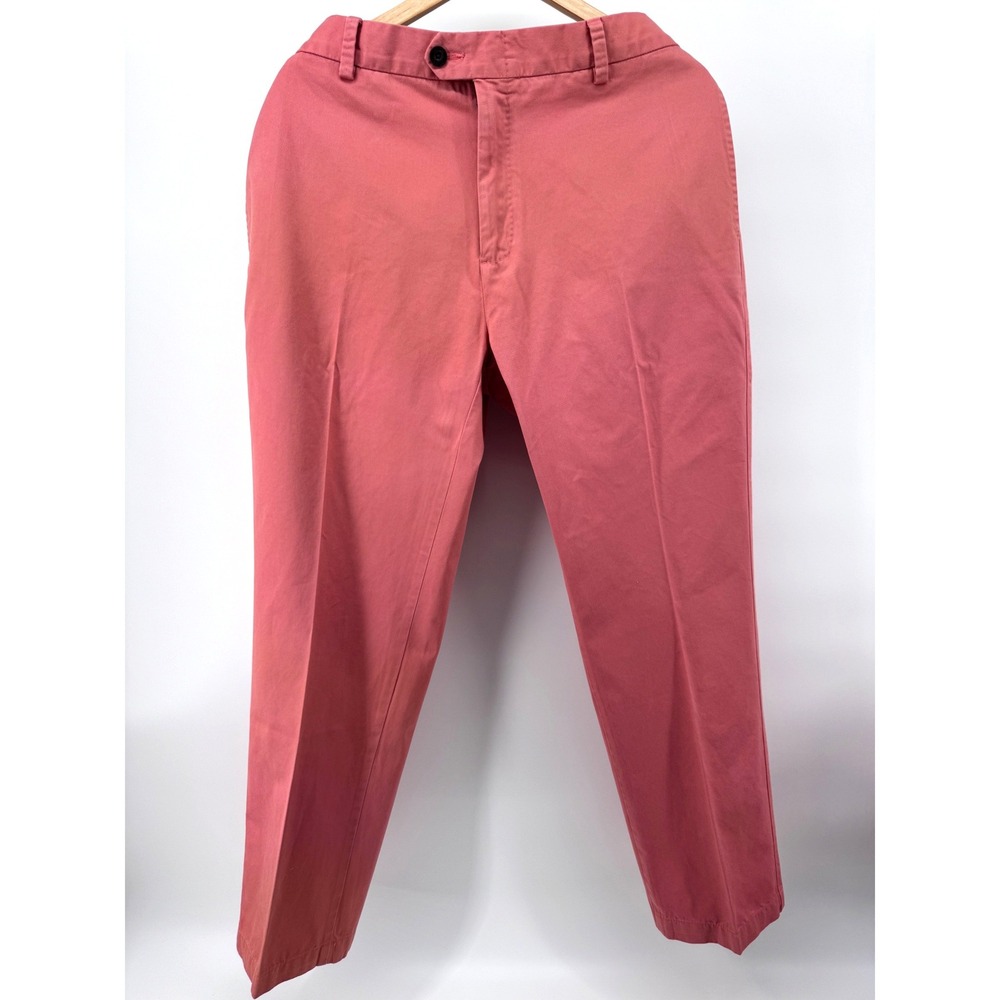 Orvis Pants Mens 38 Salmon Pink Ultimate Khakis Chinos
